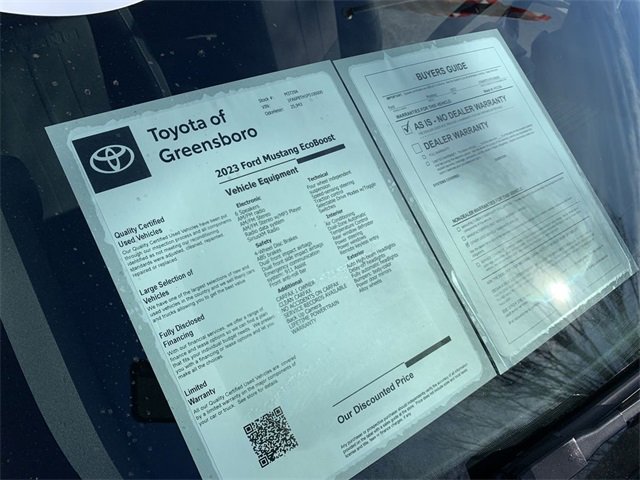 Used 2023 Ford Mustang Coupe w/ Equipment Group 101A image 32