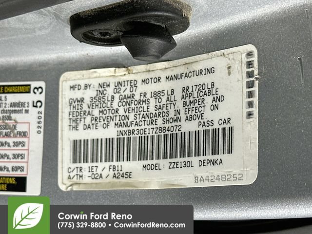 Used 2007 Toyota Corolla LE w/ Audio Value Pkg FWD image 31