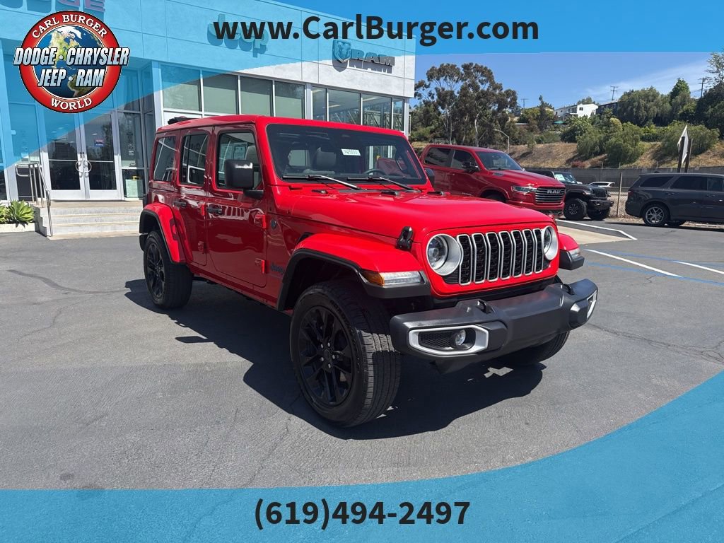 Certified 2025 Jeep Wrangler Unlimited Sahara w/ Safety Group AWD/4WD image 1