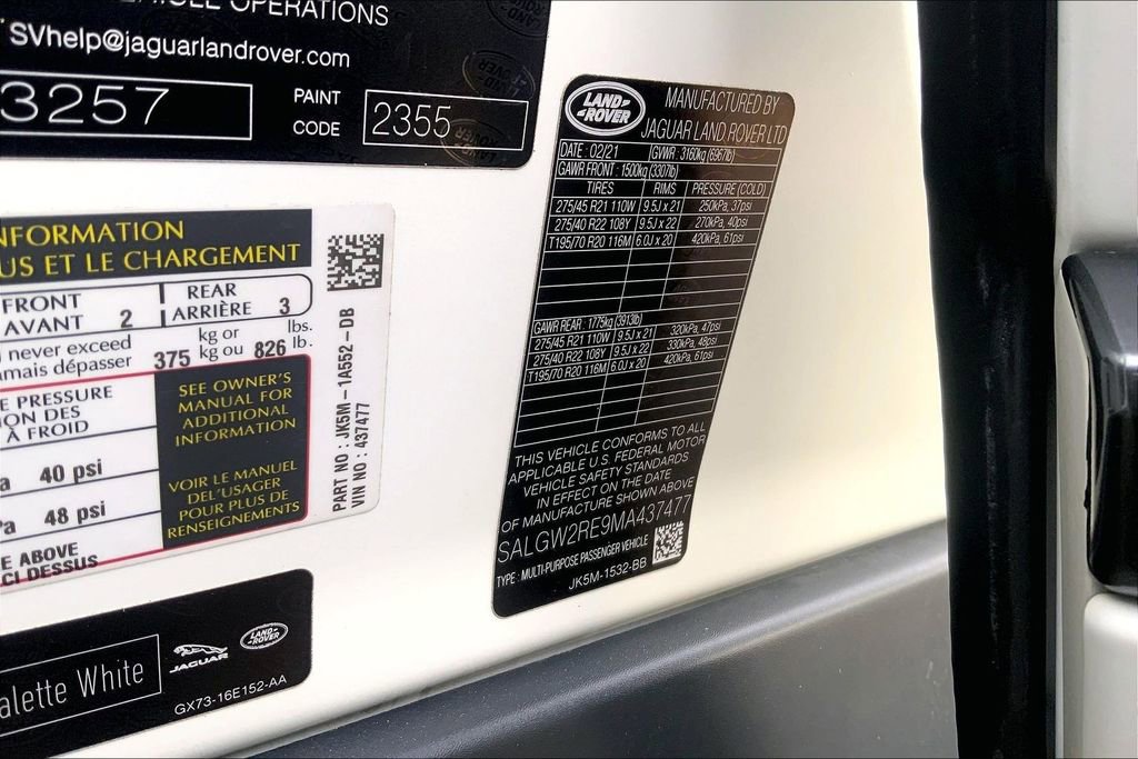 Used 2021 Land Rover Range Rover SV Autobiography Dynamic image 33