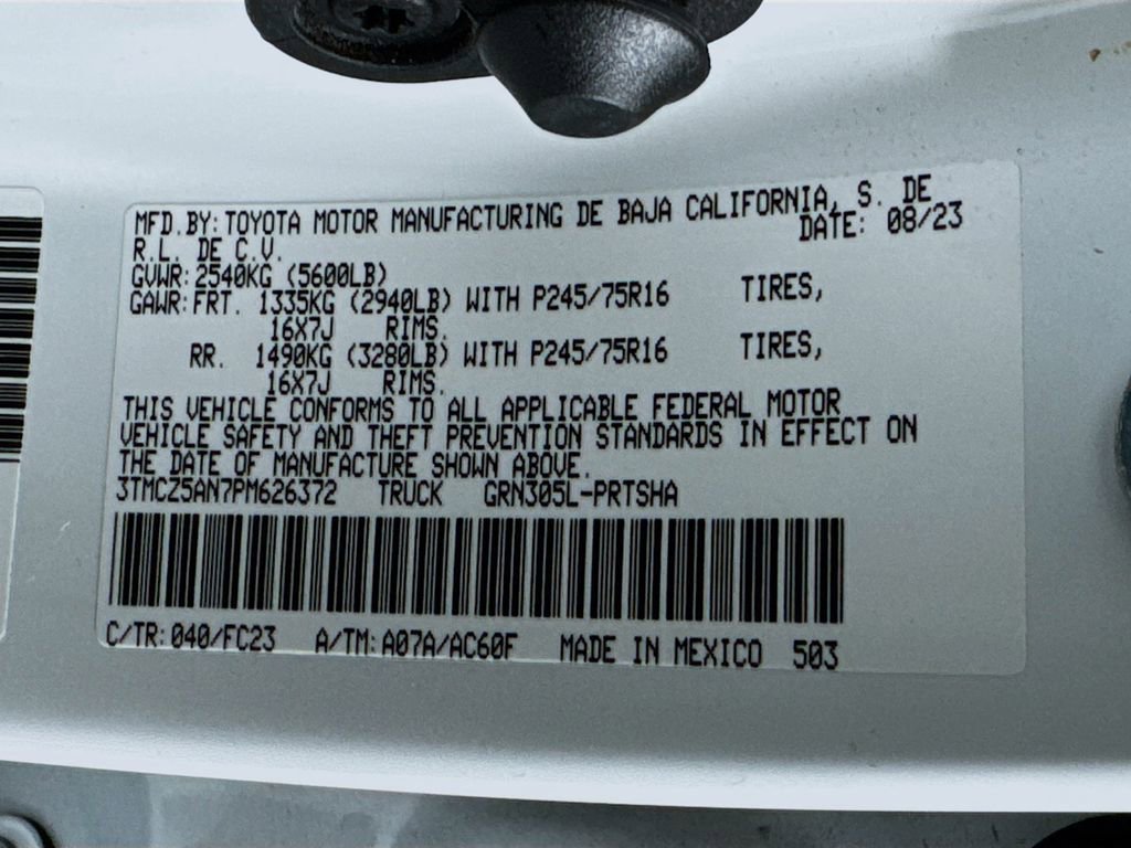 Used 2023 Toyota Tacoma SR5 image 40