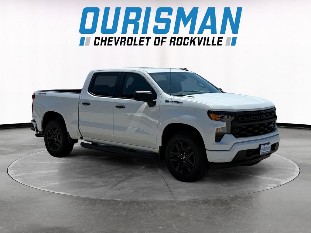 New 2026 Chevrolet Silverado 1500 Custom w/ Turbomax Blackout Package