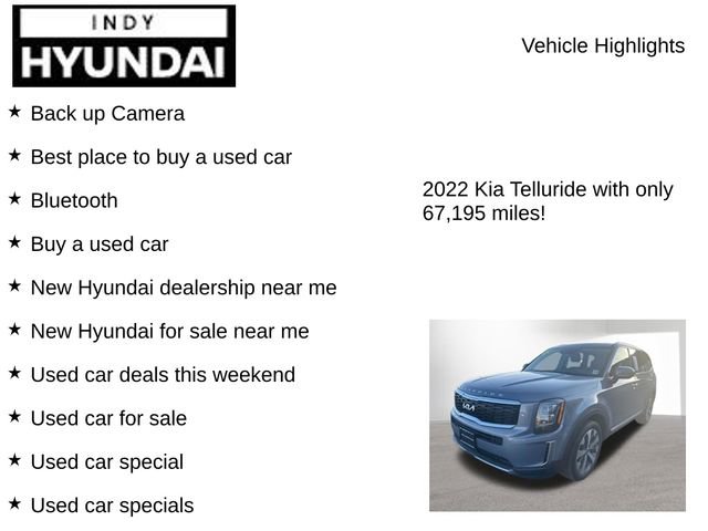 Used 2022 Kia Telluride EX w/ EX Premium Package image 8