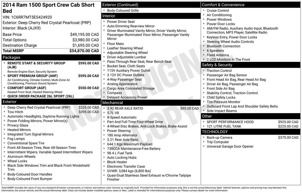Used 2014 RAM 1500 Sport w/ Sport Premium Group AWD/4WD image 40