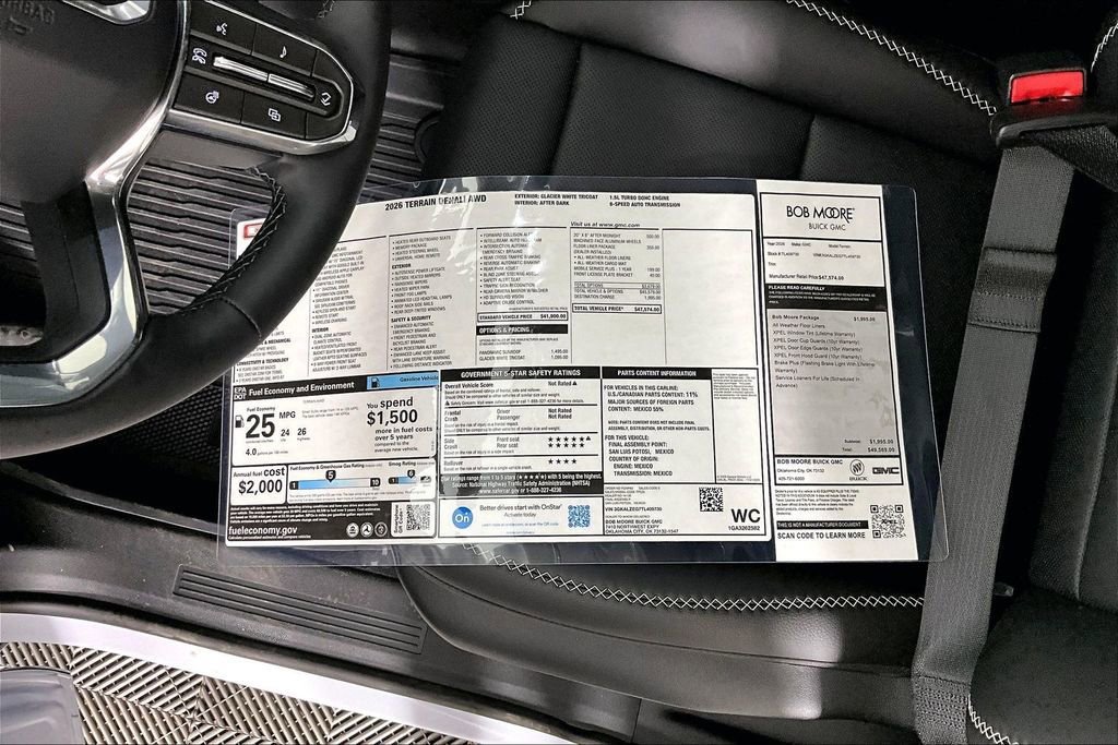 New 2026 GMC Terrain Denali w/ LPO, Floor Liner Package image 13