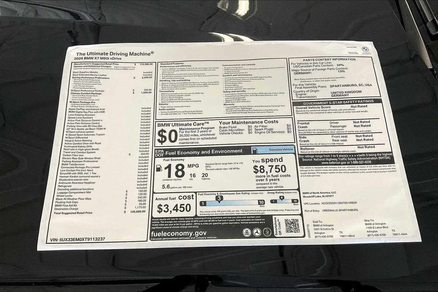 New 2026 BMW X7 M60i image 19