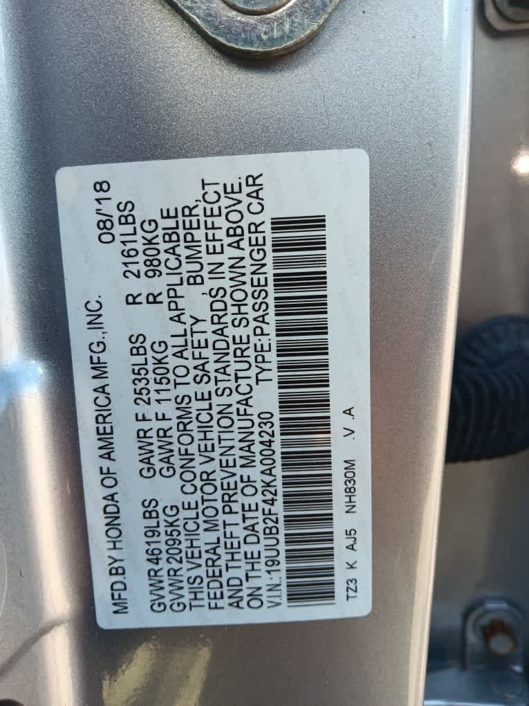 Used 2019 Acura TLX w/ Technology Package FWD image 33