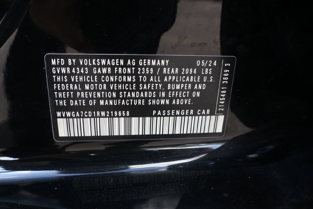 Certified 2024 Volkswagen GTI S FWD image 39