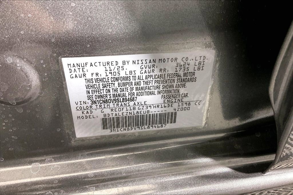 New 2025 Nissan Versa S w/ Trunk Package image 26