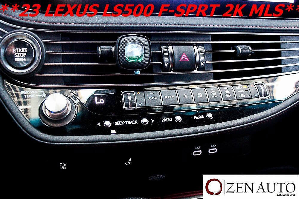 Used 2023 Lexus LS 500 F Sport w/ Cold Weather Package (CK) RWD image 19