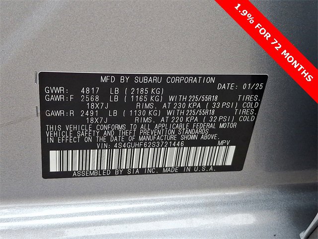 Used 2025 Subaru Crosstrek 2.5i Sport w/ Popular Package #3A image 27