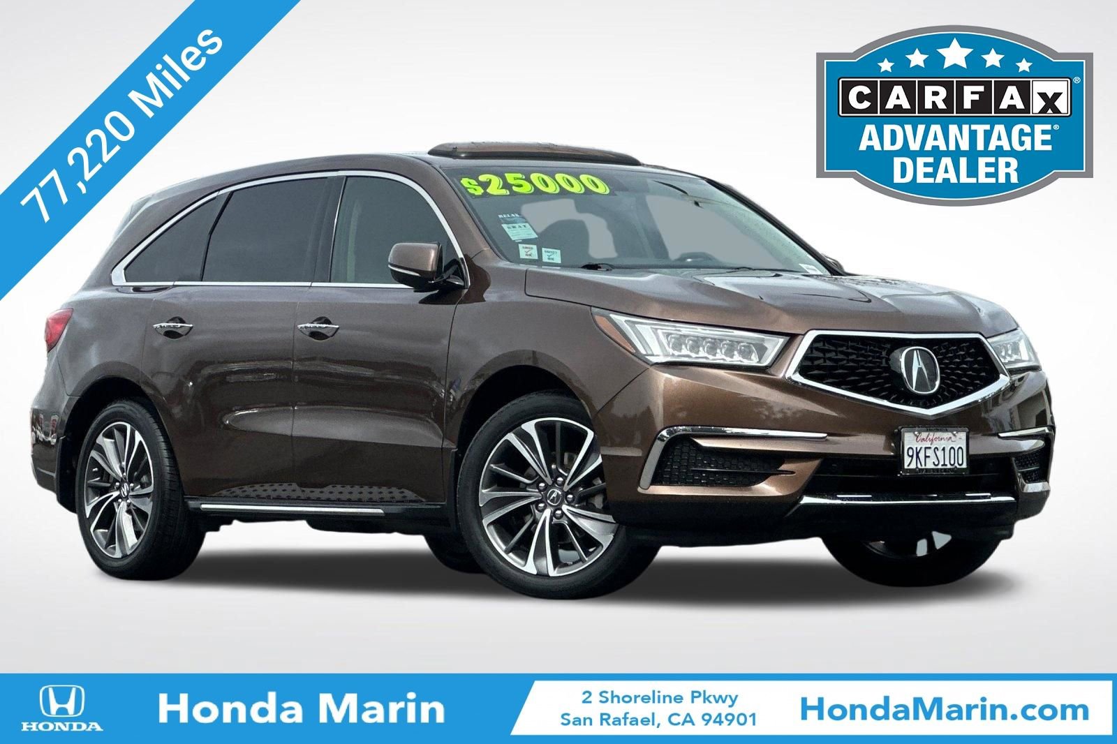 Used 2019 Acura MDX SH-AWD w/ Technology Package image 1