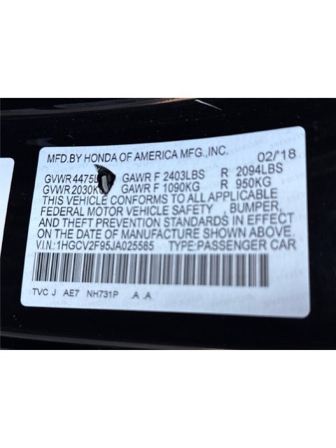 Used 2018 Honda Accord Touring image 26