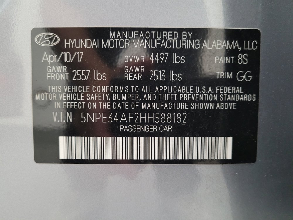 Used 2017 Hyundai Sonata Sport w/ Value Edition Package 02 FWD image 33