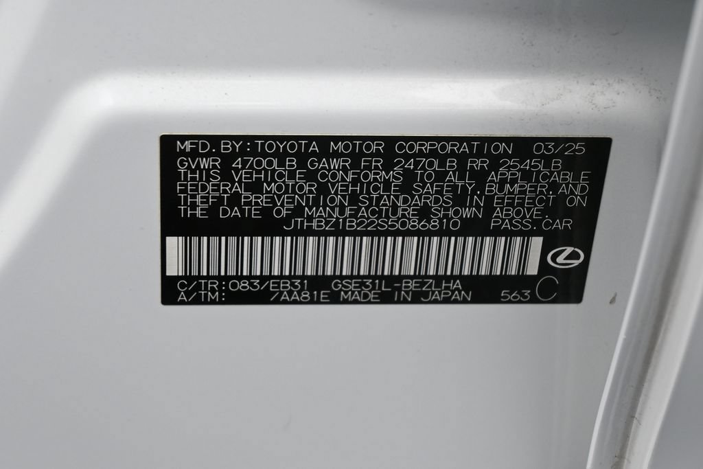 Used 2025 Lexus IS 350 F Sport w/ Accessory Package 2 RWD image 17
