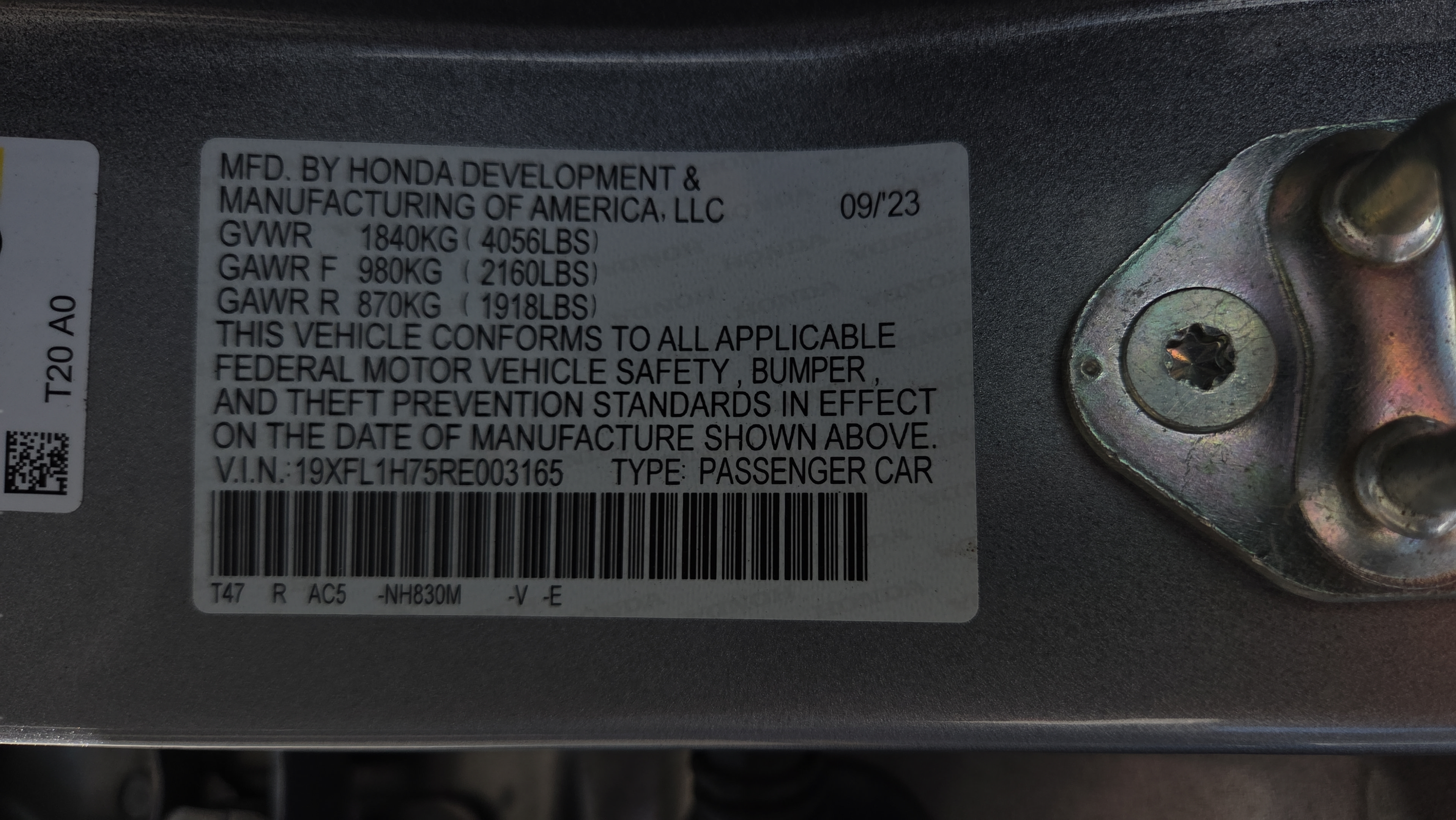 Certified 2024 Honda Civic EX-L image 21