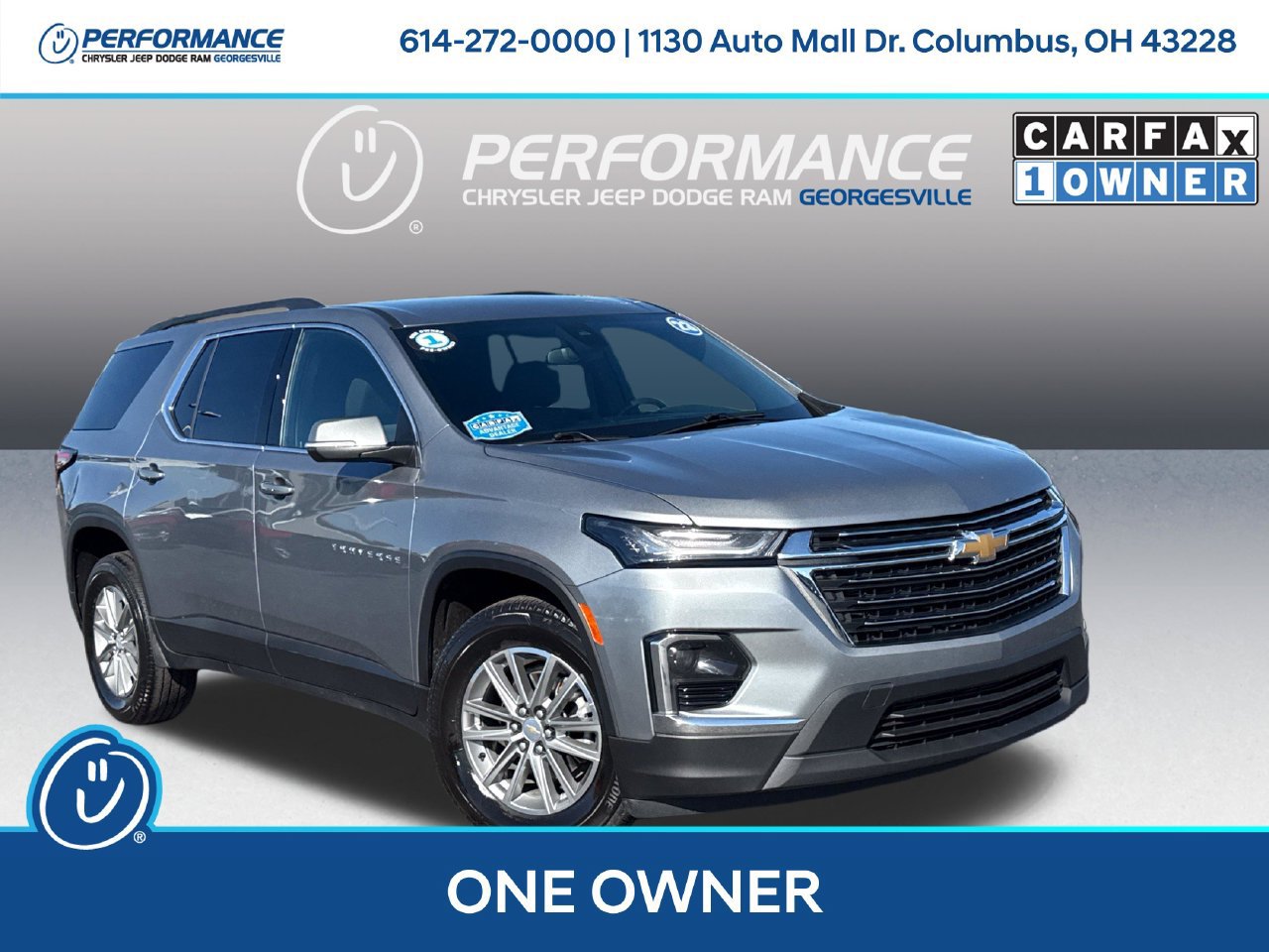 Used 2023 Chevrolet Traverse LT w/ LPO, Floor Liner Package AWD/4WD image 1