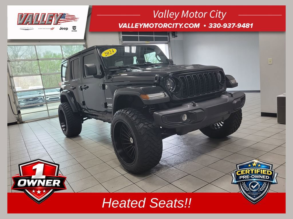 Used 2024 Jeep Wrangler Sahara w/ Safety Group image 1