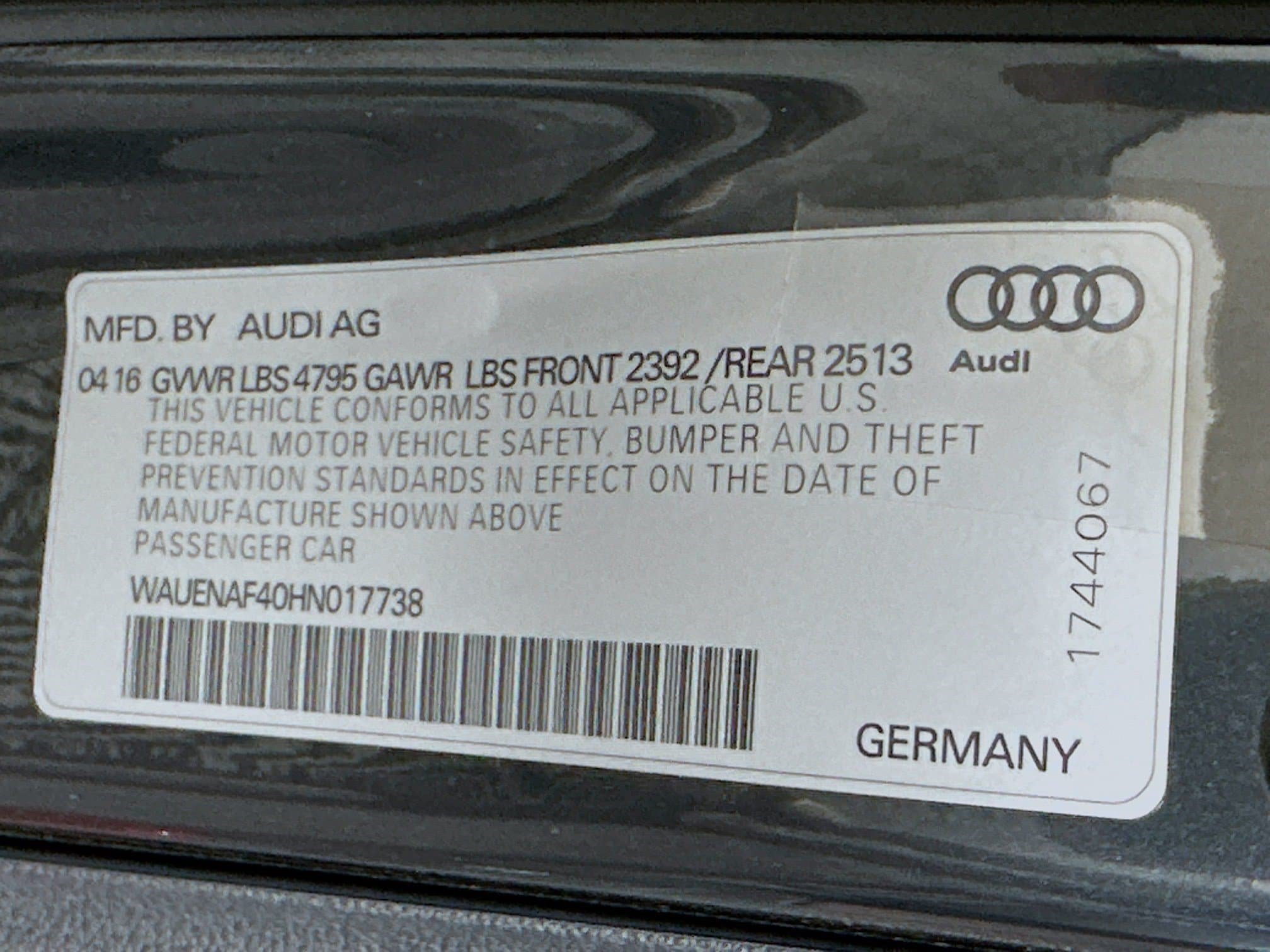 Used 2017 Audi A4 2.0T Premium Plus w/ Premium Plus Package AWD/4WD image 38