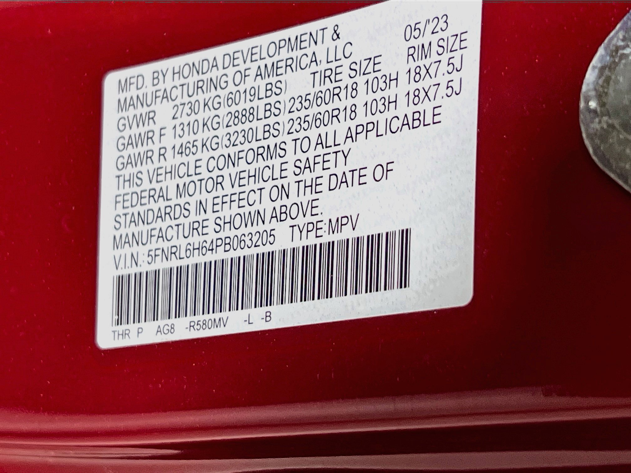 Used 2023 Honda Odyssey EX-L image 32