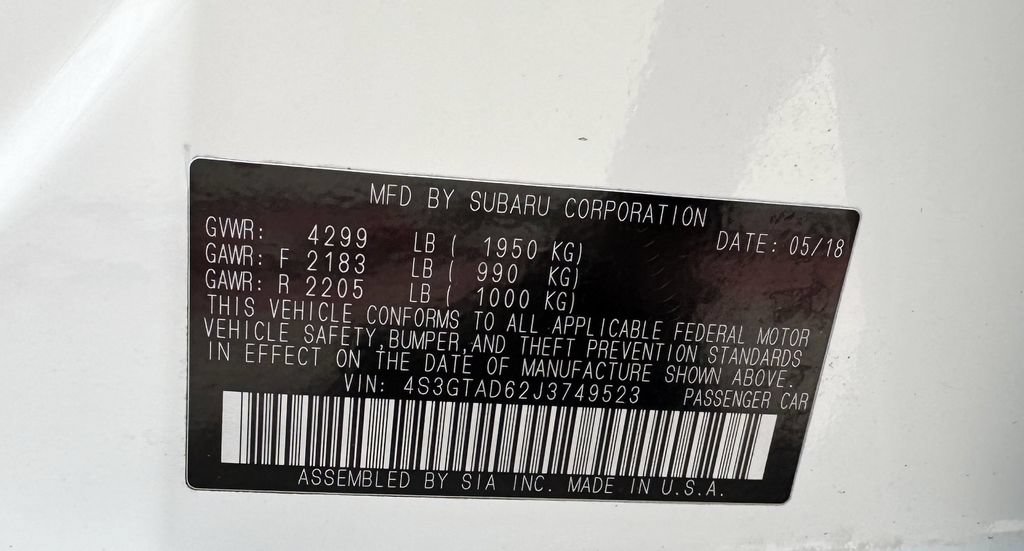 Used 2018 Subaru Impreza 2.0i Premium w/ Eyesight & BSD & Rcta AWD/4WD image 31
