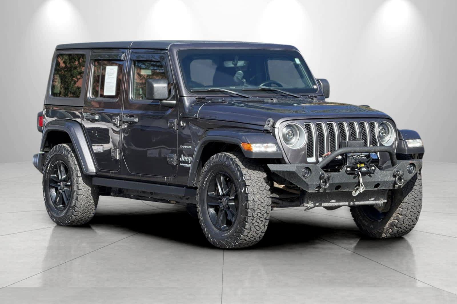 Used 2020 Jeep Wrangler Unlimited Sahara AWD/4WD image 9