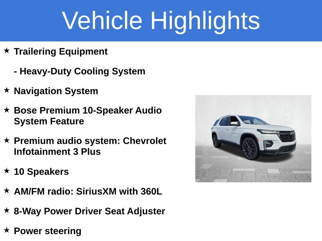 Used 2023 Chevrolet Traverse RS FWD image 5