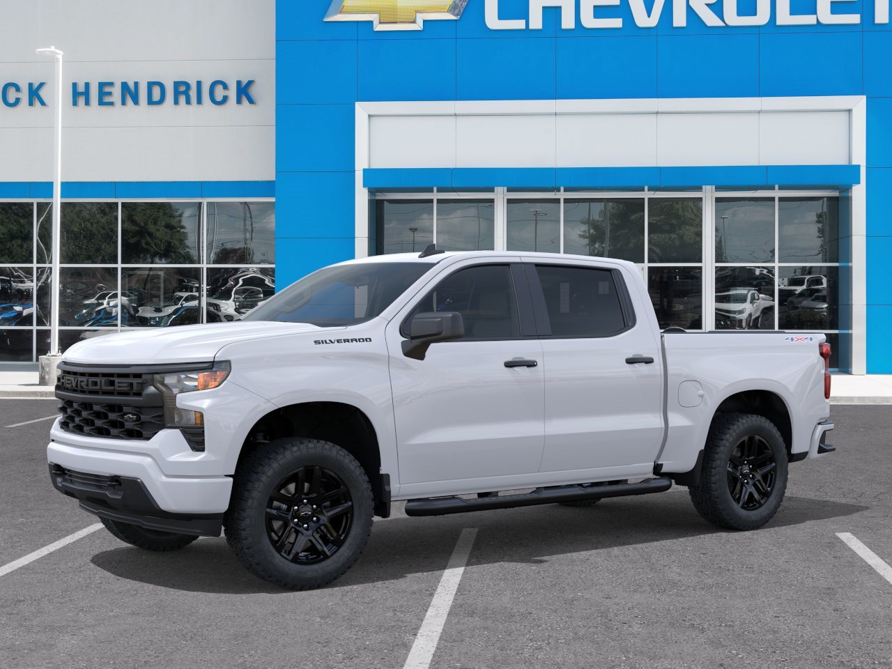 New 2026 Chevrolet Silverado 1500 Custom w/ Turbomax Blackout Package AWD/4WD image 3