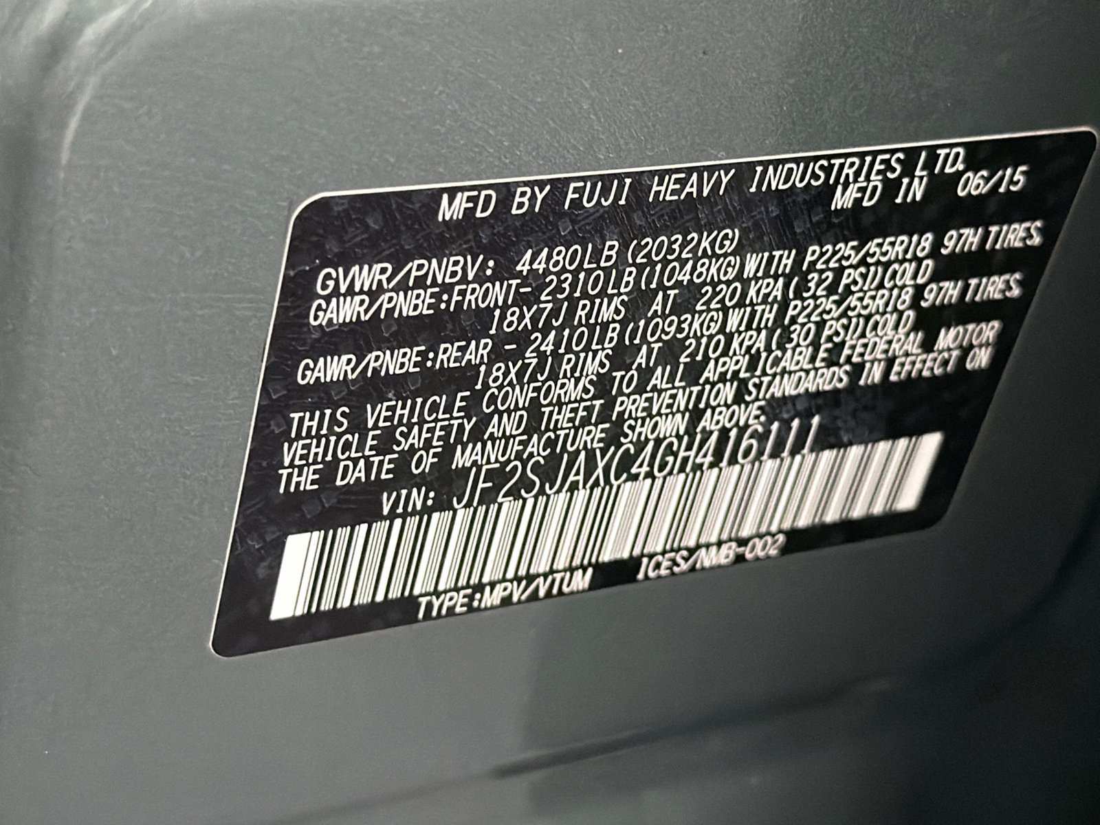 Used 2016 Subaru Forester 2.5i Touring w/ Eyesight & Navigation System AWD/4WD image 17