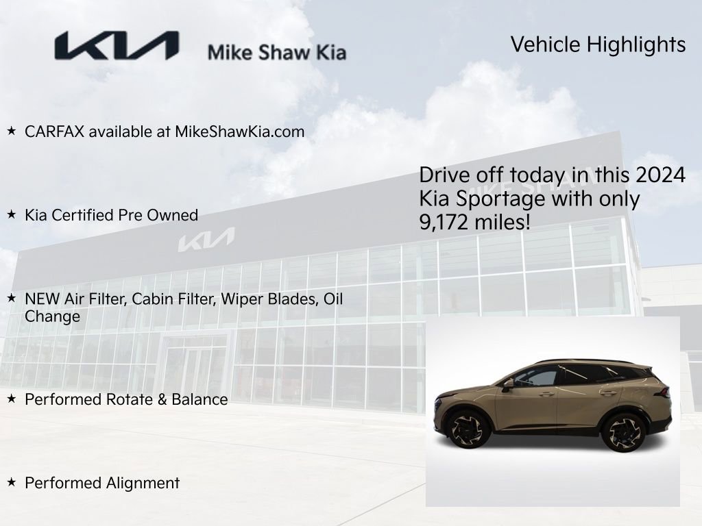 Certified 2024 Kia Sportage SX FWD image 9