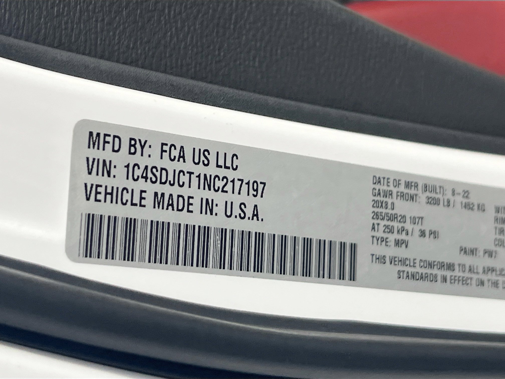 Used 2022 Dodge Durango R/T w/ Blacktop Package image 33