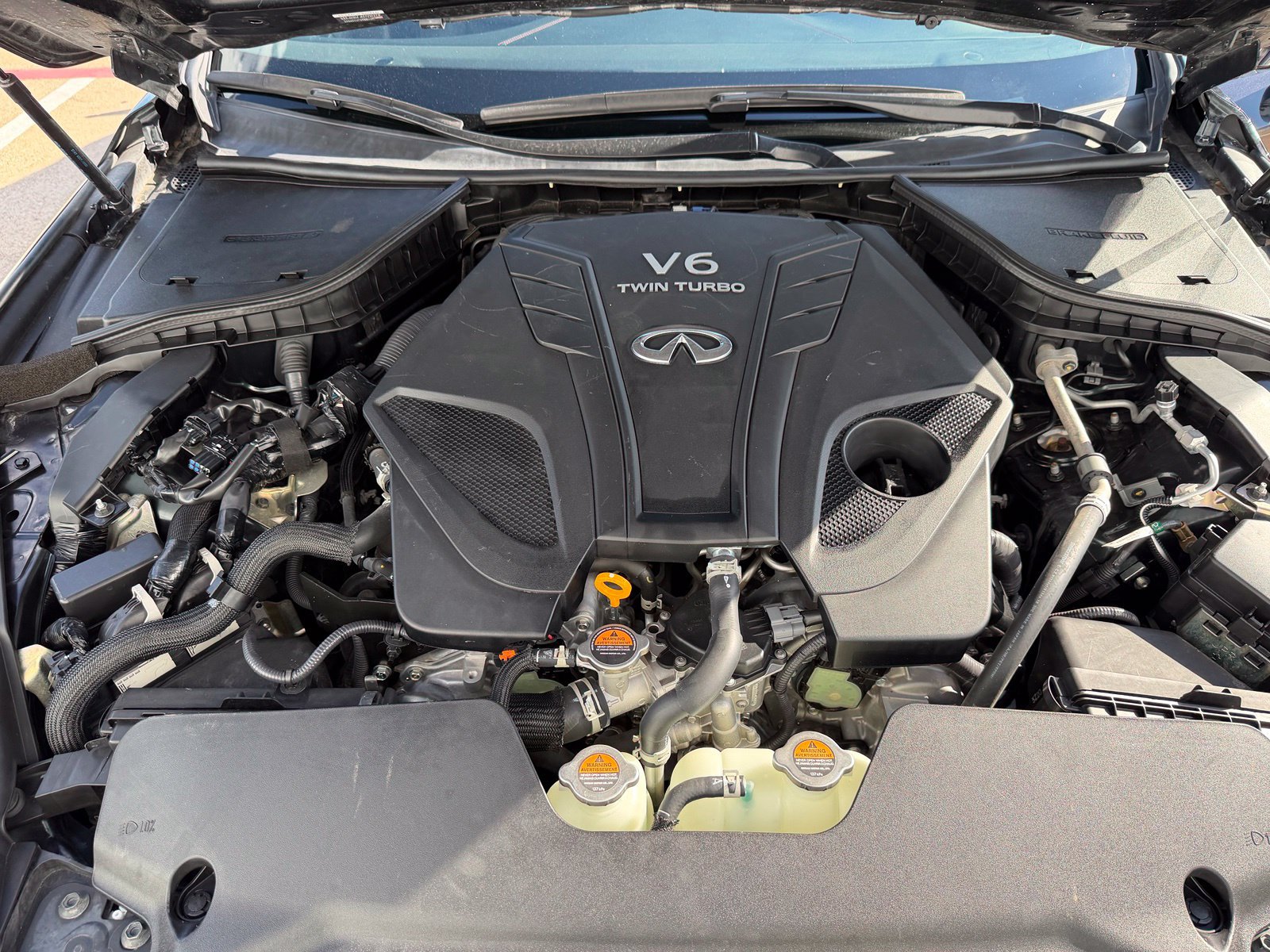 Used 2024 INFINITI Q50 Red Sport 400 w/ Black Opal Edition RWD image 42