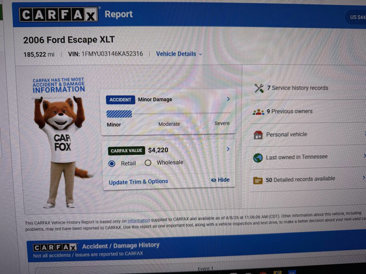 Used 2006 Ford Escape XLT image 15