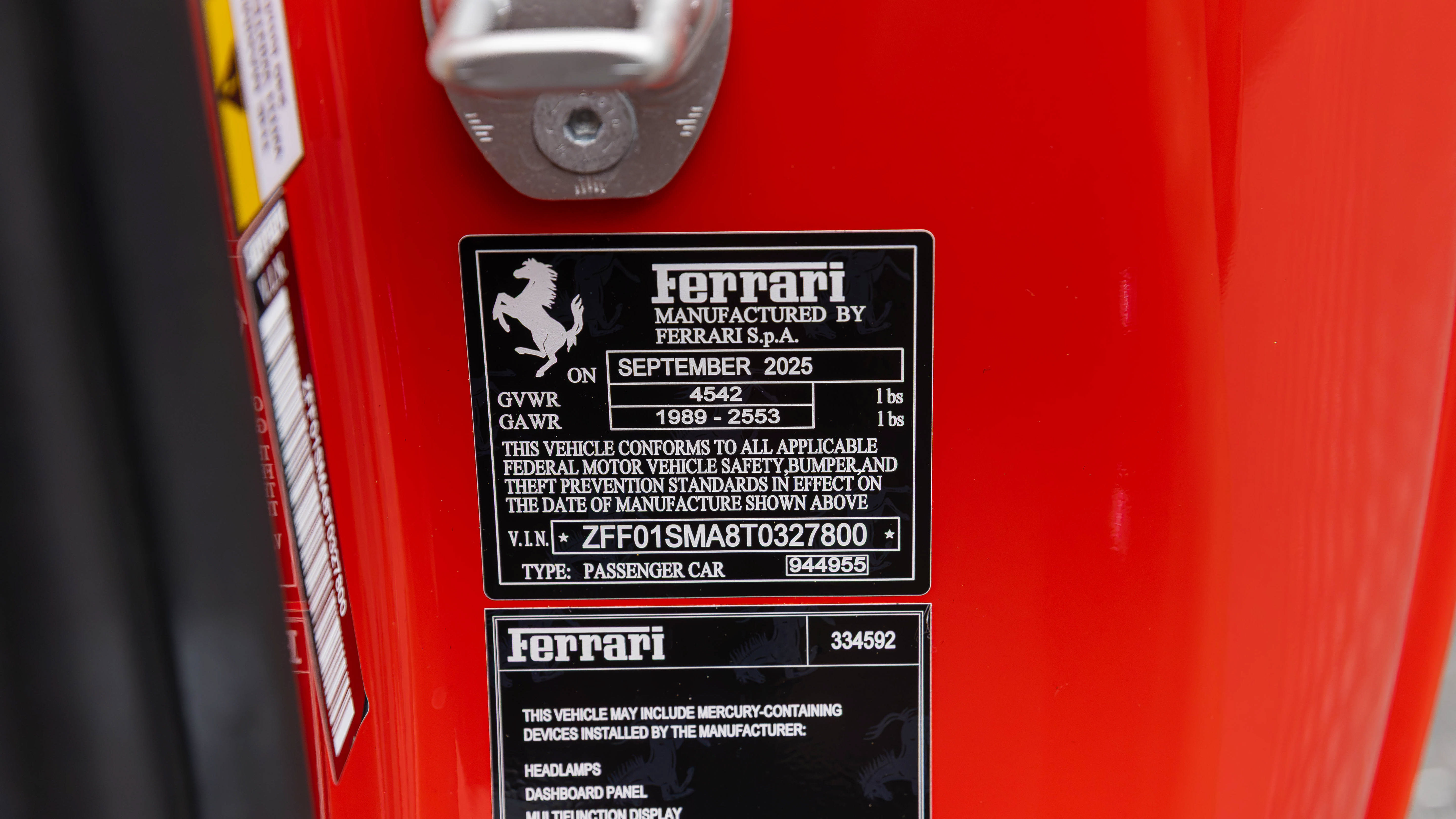 Certified 2026 Ferrari 296 GTS RWD image 18