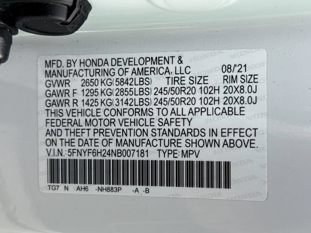 Used 2022 Honda Pilot Special Edition image 19