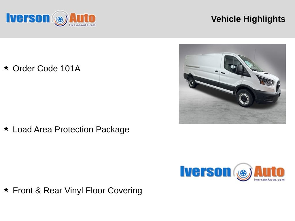 Used 2024 Ford Transit 250 Low Roof w/ Load Area Protection Package RWD image 2
