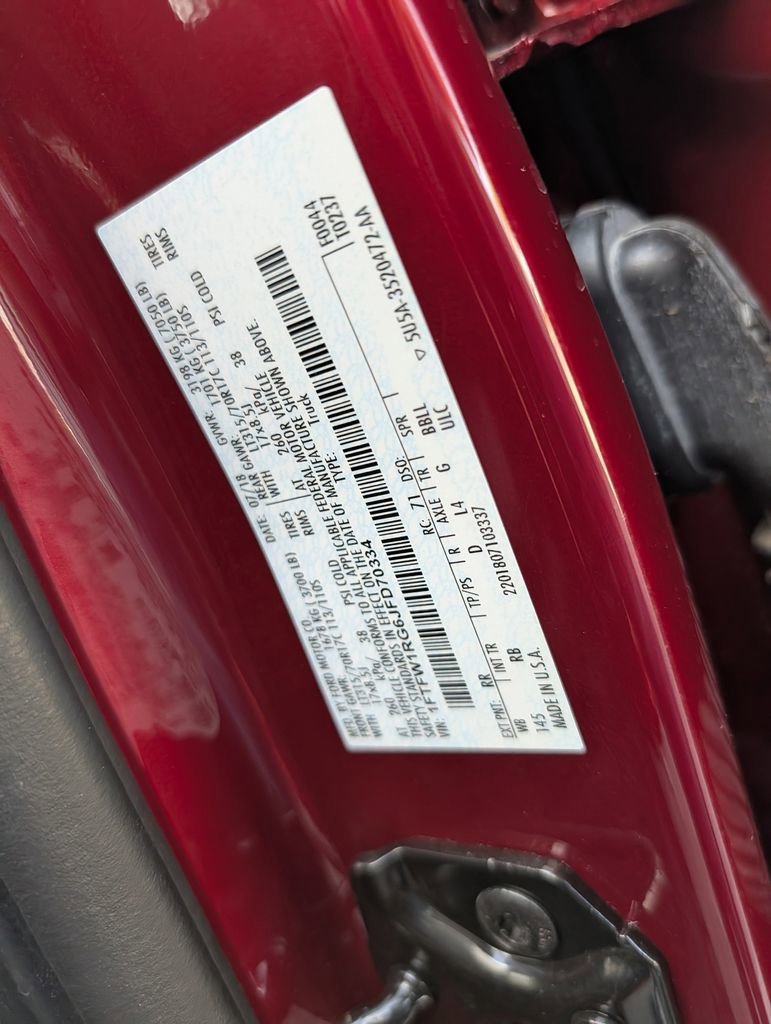 Used 2018 Ford F150 Raptor w/ Equipment Group 802A Luxury image 40