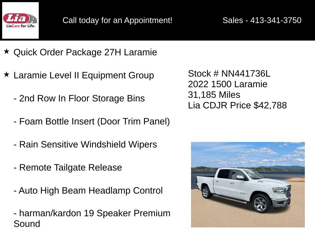 Used 2022 RAM 1500 Laramie AWD/4WD image 6