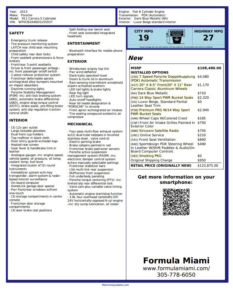 Used 2013 Porsche 911 Carrera S image 2