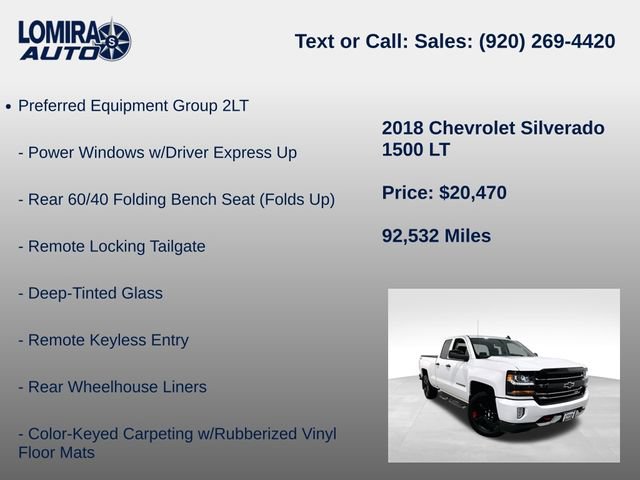Used 2018 Chevrolet Silverado 1500 LT w/ Redline Edition AWD/4WD image 8