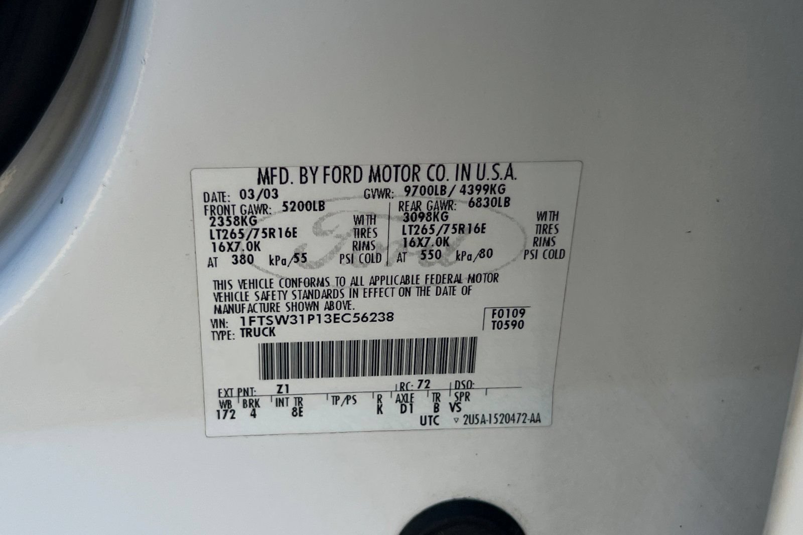Used 2003 Ford F350 XL AWD/4WD image 51