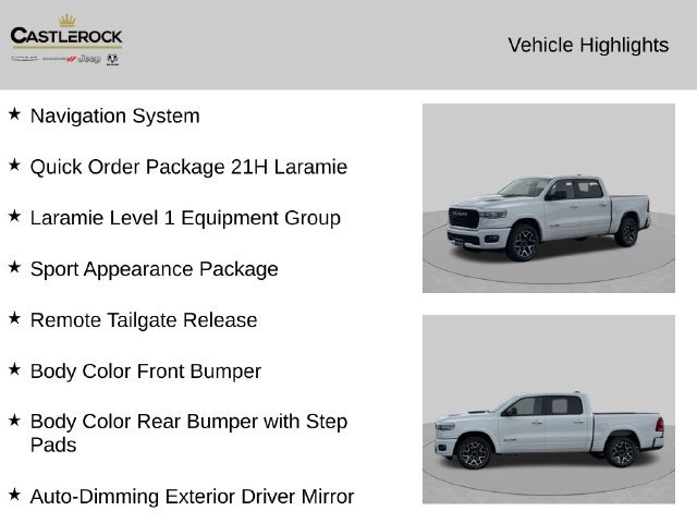 New 2026 RAM 1500 Laramie w/ Sport Appearance Package AWD/4WD image 2