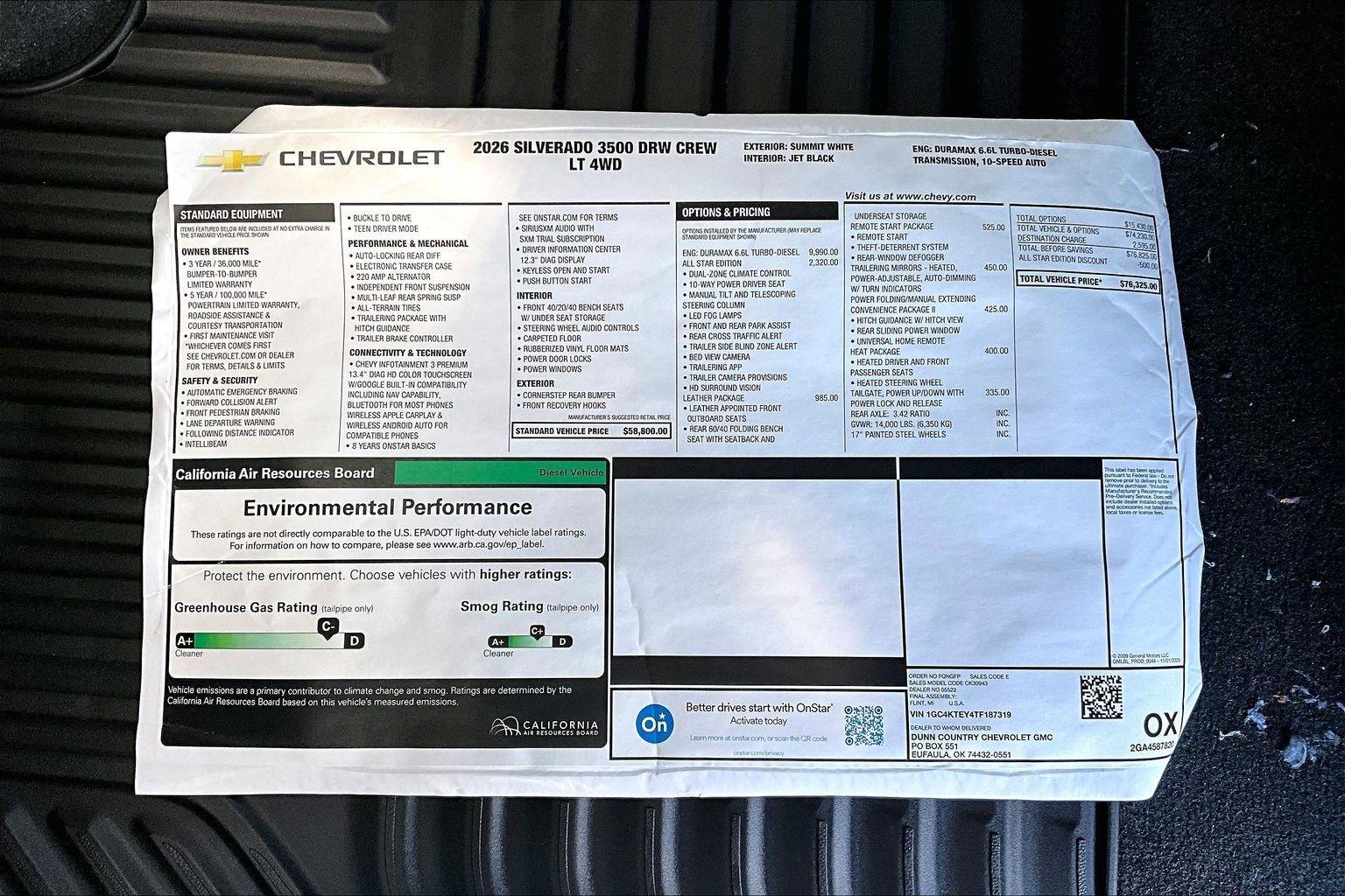 New 2026 Chevrolet Silverado 3500 LT w/ All Star Edition image 14