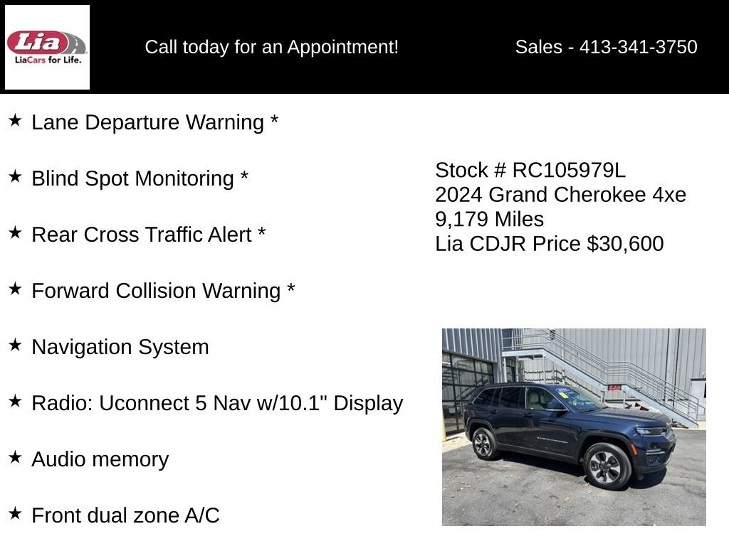 Used 2024 Jeep Grand Cherokee Limited 4xe w/ Luxury Tech Group II AWD/4WD image 21