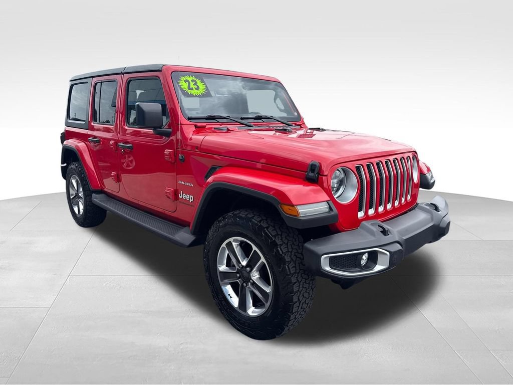 Used 2023 Jeep Wrangler Unlimited Sahara w/ LED Lighting Group AWD/4WD image 8