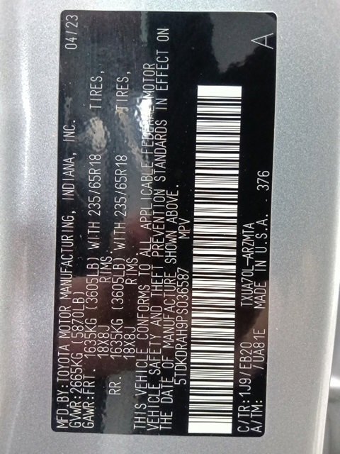 Used 2023 Toyota Highlander XLE image 38