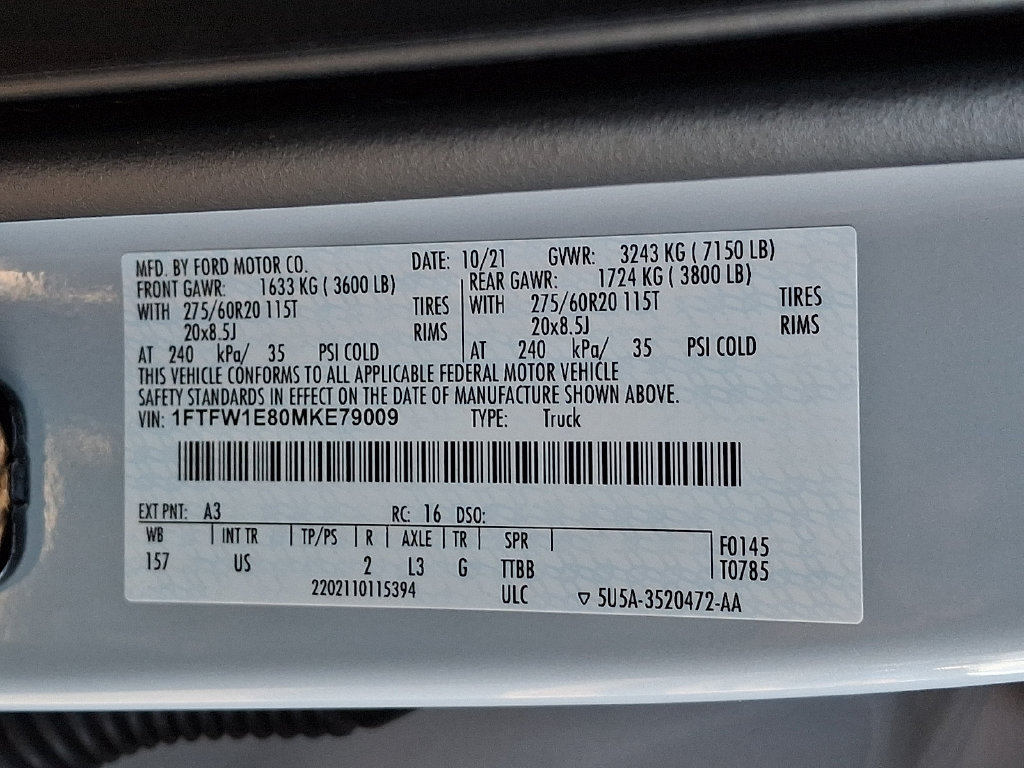 Used 2021 Ford F150 XLT w/ Equipment Group 302A High AWD/4WD image 31