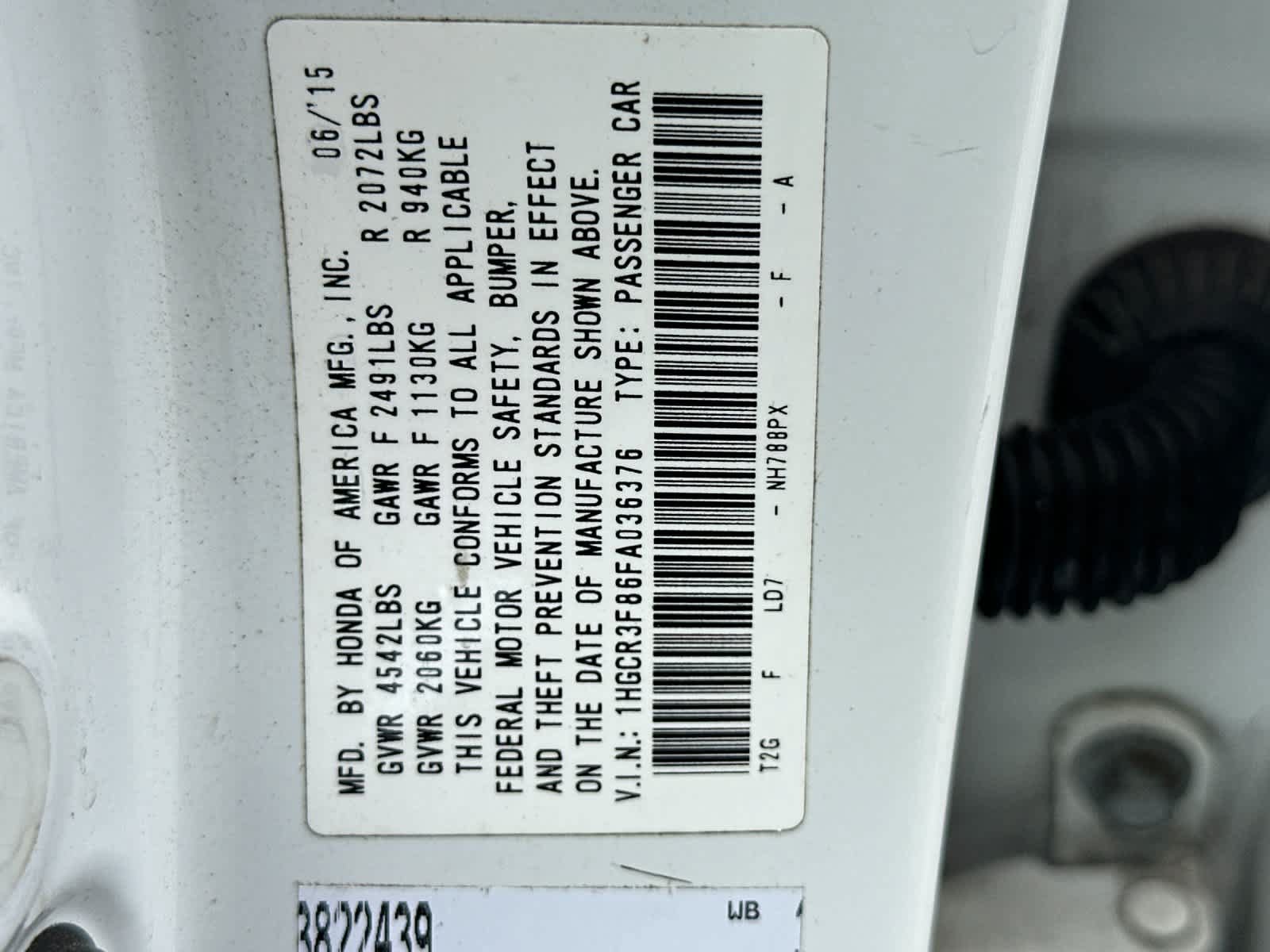 Used 2015 Honda Accord EX-L image 27