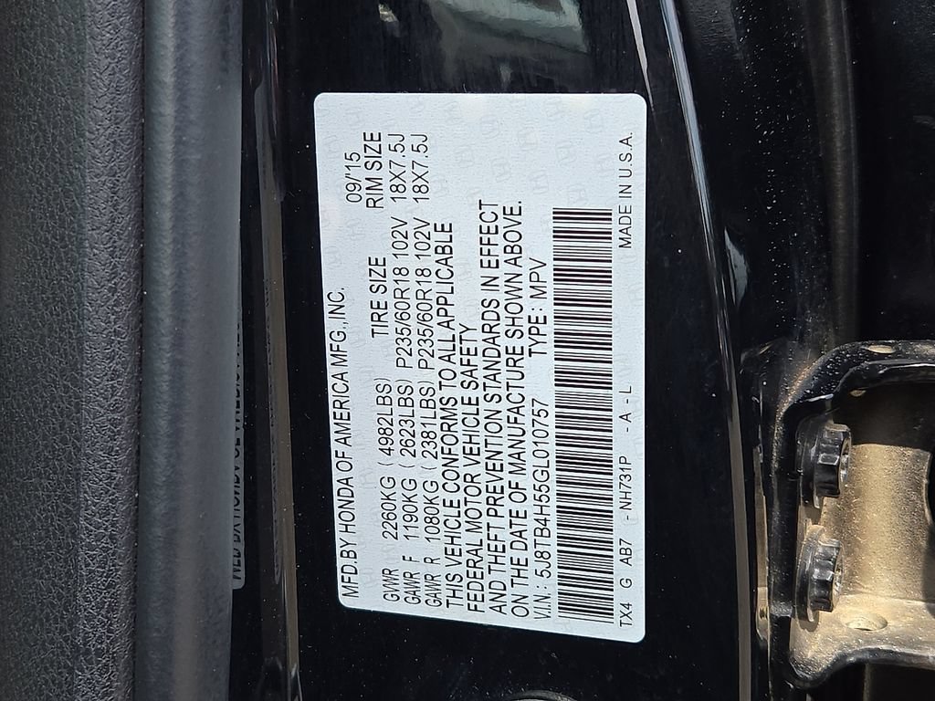 Used 2016 Acura RDX w/ Technology Package AWD/4WD image 25