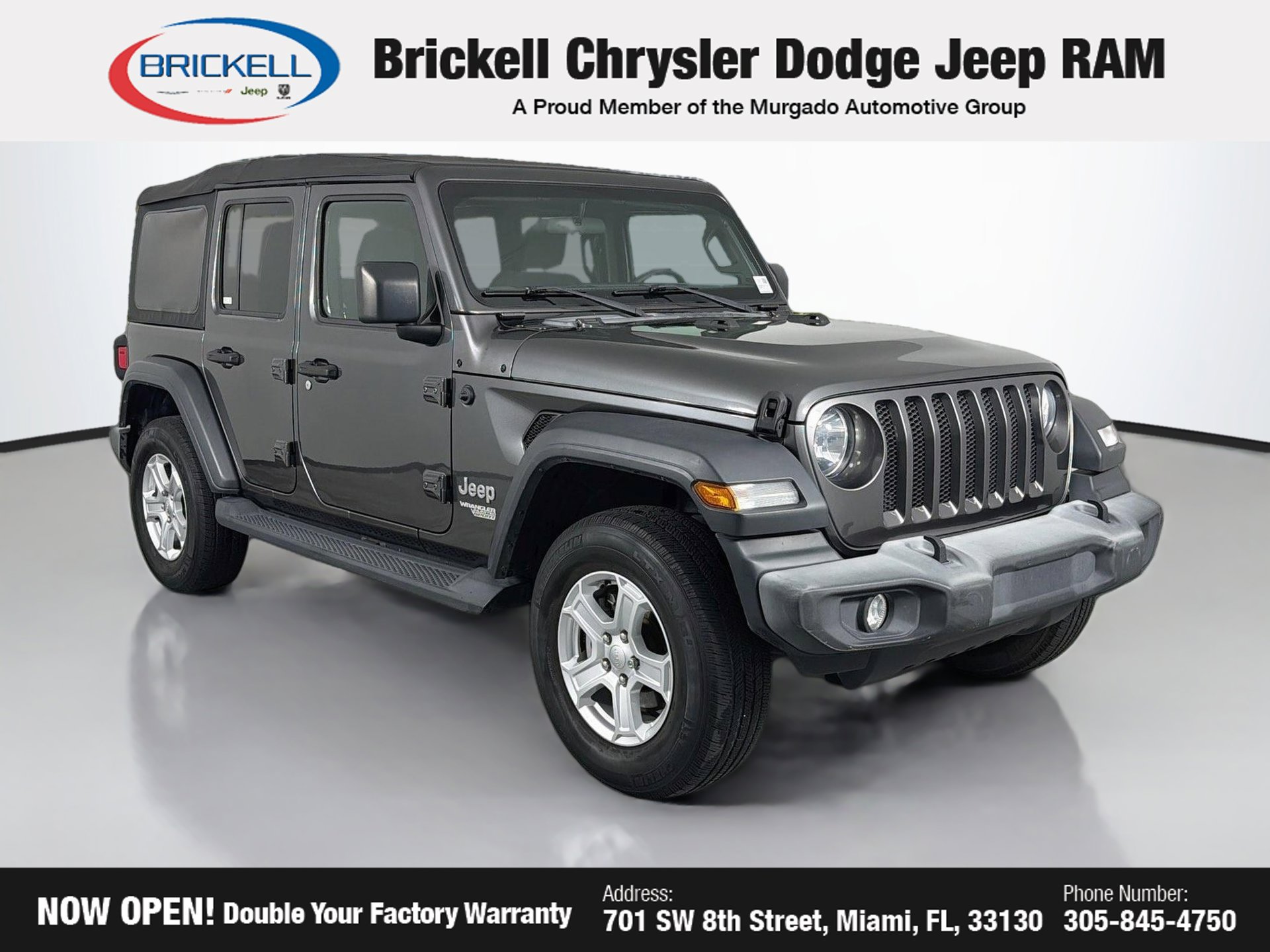 Used 2018 Jeep Wrangler Unlimited Sport S AWD/4WD image 7